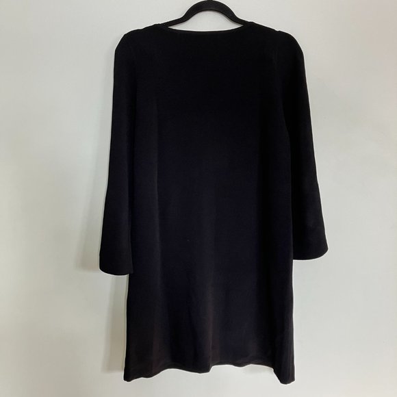 Milly button up bell sleeve knit dress size medium - Picture 2 of 8